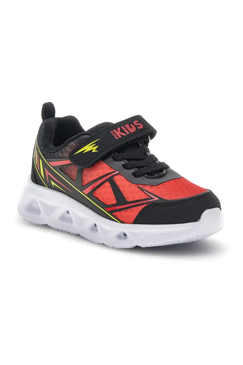 Sneakers Nere e Rosse con luci Pitt kids 11562 [BLACK miniatura 2