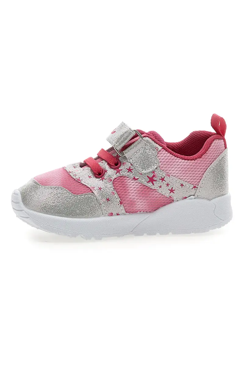 Sneakers Primi Passi rosa e argento fantasia stellata primi passi Pitt kids PK2187B [ROSA miniatura 4