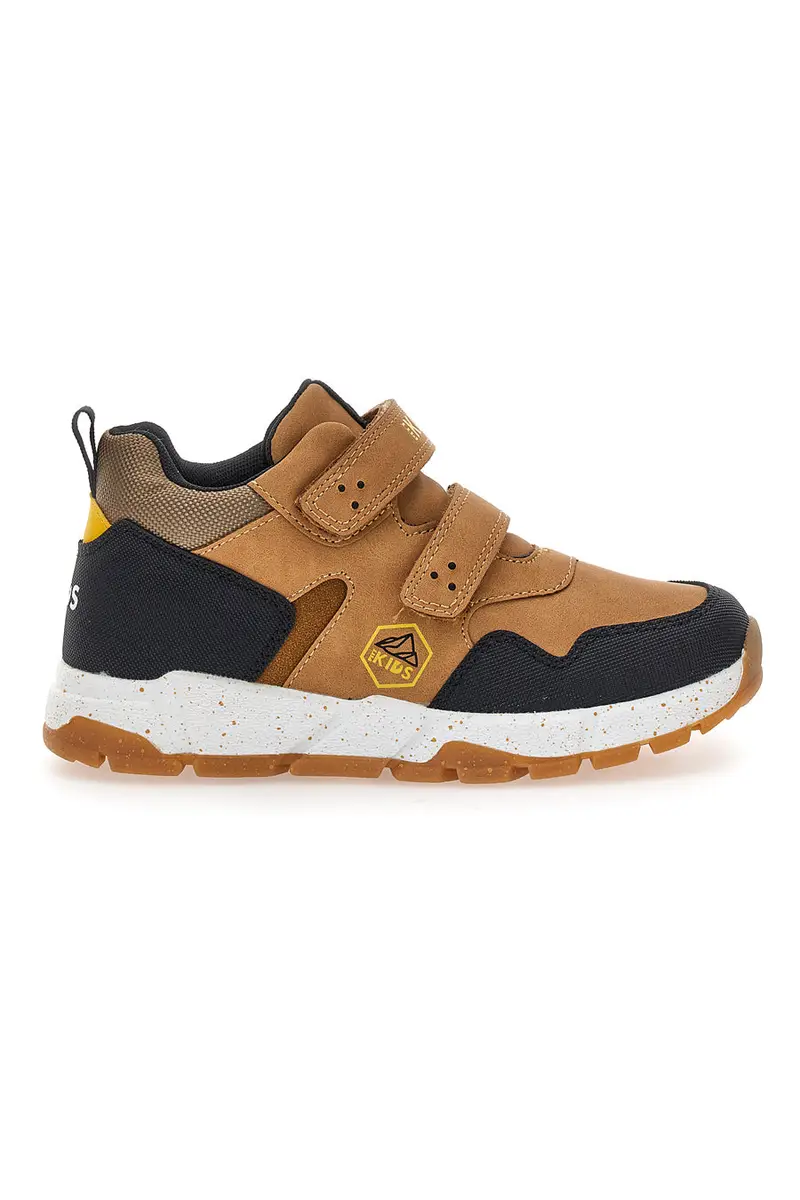 Sneakers trekking marroni con doppio strappo Pitt Kids 127 [CAMEL]