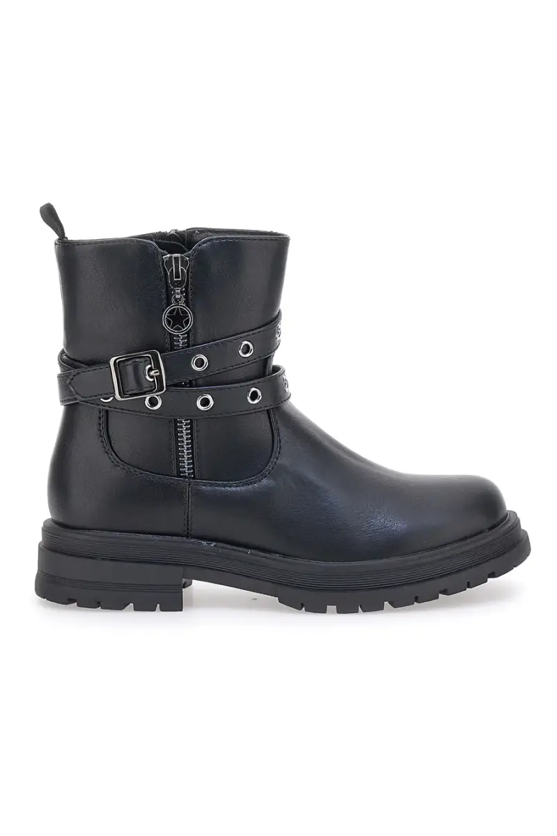 Stivaletti neri PITT KIDS SKBS934 [NERO]