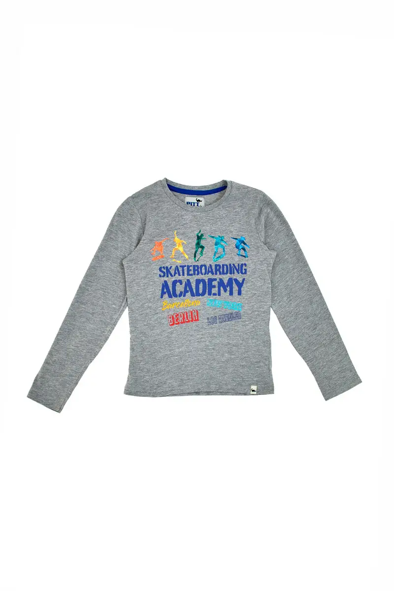 PITT KIDS T-shirt Grigio 2442435