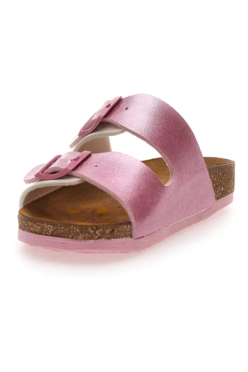 Ciabatte bianche e rosa con doppia fibbia PITTARELLO BIO 257A206SR [BIANCO miniatura 4