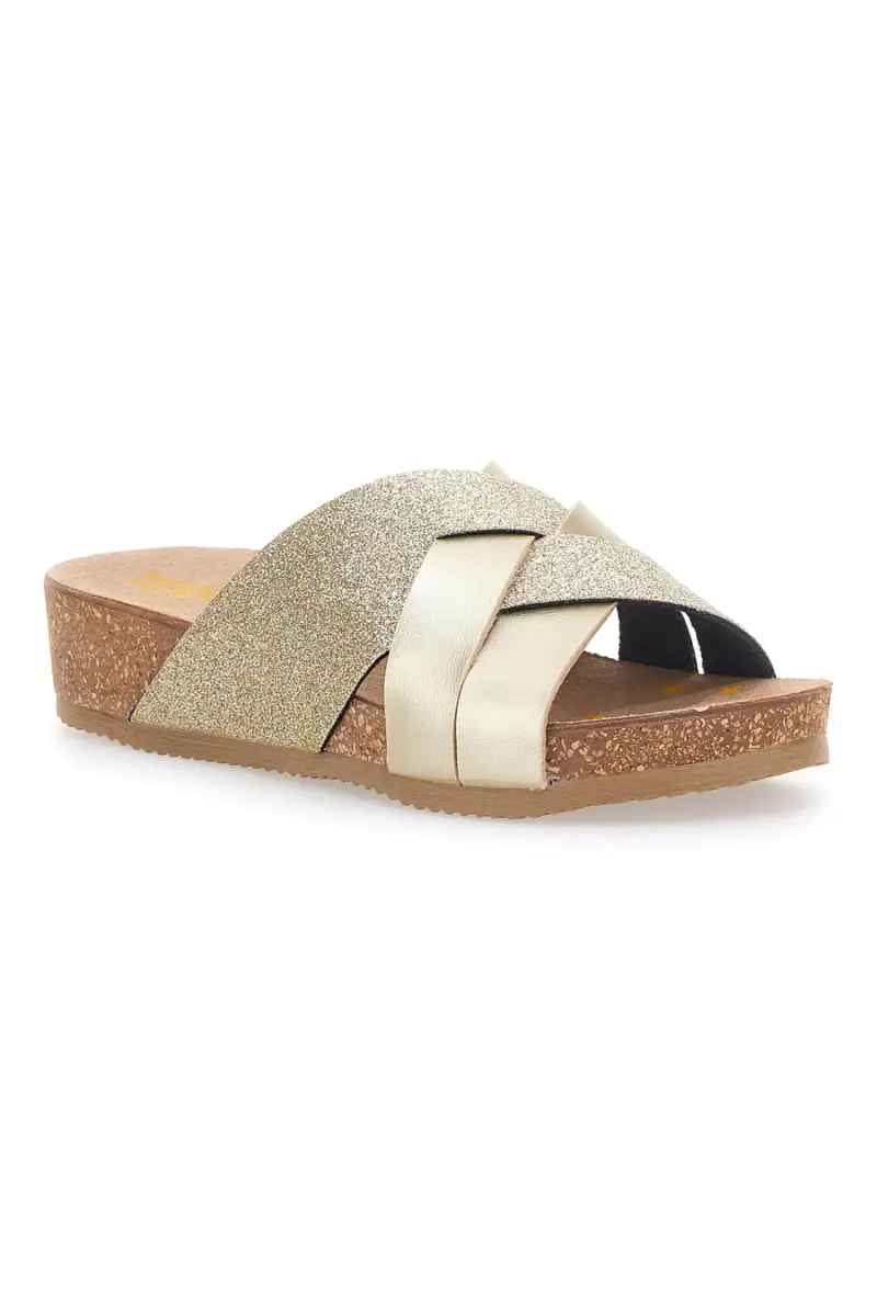 Ciabatte Gold con Glitter Pittarello Bio 293520 [PLATINO] miniatura 2