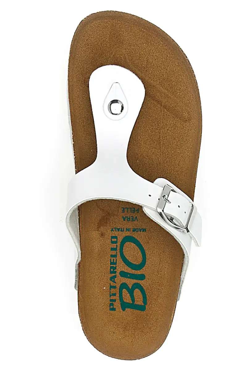 Ciabatte Infradito bianche con plantare anatomico PITTARELLO BIO 335P2177SR [BIANCO] miniatura 3