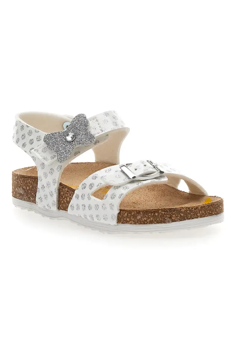 Sandali Bianchi a Pois Pittarello Bio 257084 [BIANCO] miniatura 2