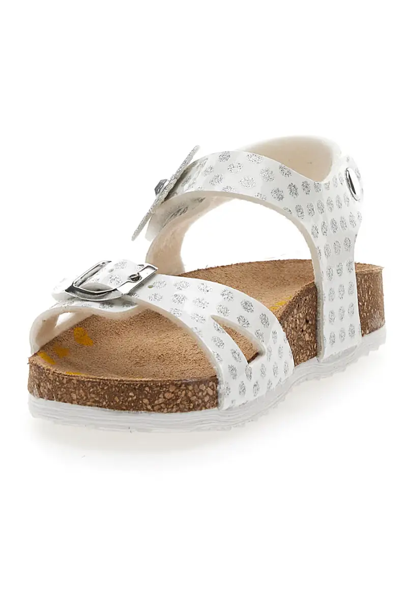 Sandali Bianchi a Pois Pittarello Bio 257084 [BIANCO] miniatura 3