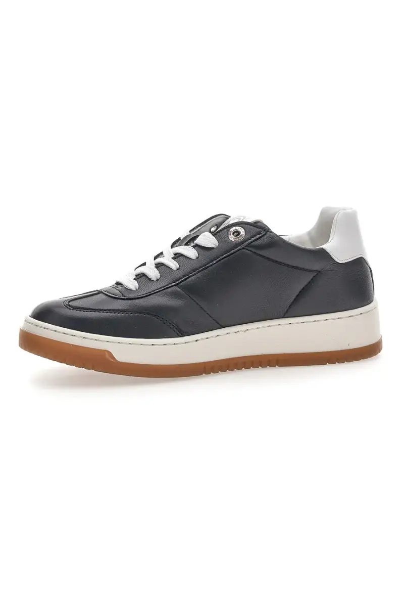 Sneaker nera in vera pelle con dettagli bianchi Pittarello Capsule Grace [NERO miniatura 4