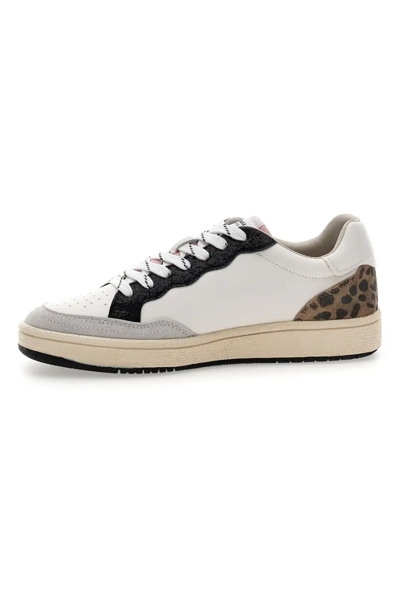 Sneakers bianche con dettagli animalier Pittarello Capsule BT261130001 [BIANCO miniatura 4