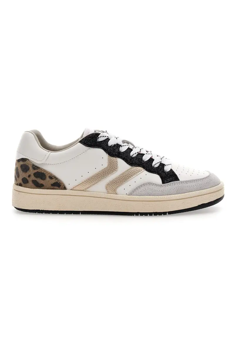 Sneakers bianche con dettagli animalier Pittarello Capsule BT261130001 [BIANCO