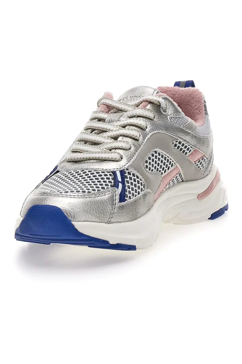 Sneakers da donna argento con inserti rosa e blu Pittarello 8W25911 [SILVER miniatura 3
