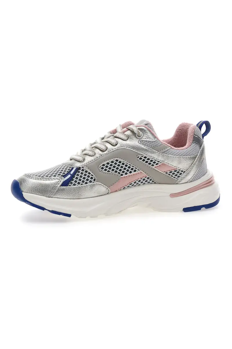 Sneakers da donna argento con inserti rosa e blu Pittarello 8W25911 [SILVER miniatura 4