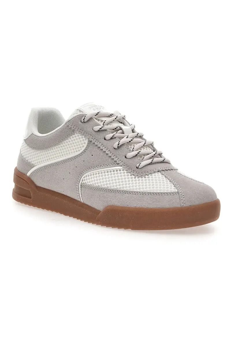 Sneakers grigie in pelle e mesh traspirante Pittarello Capsule BT261049002 [BIANCO miniatura 2
