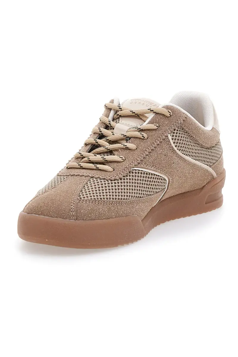 Sneakers taupe in pelle Pittarello Capsule BT261049002 [TAUPE] miniatura 3