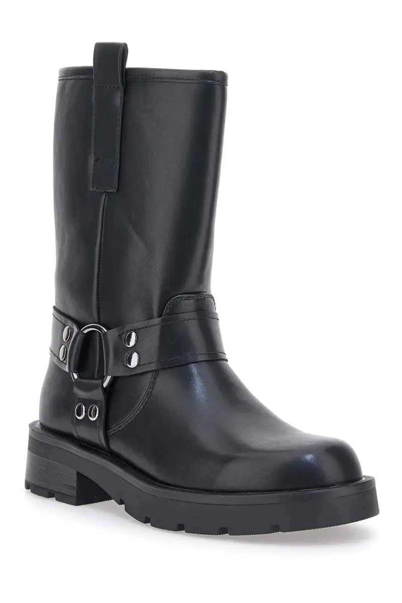 Stivaletti neri con borchie decorative PITTARELLO CAPSULE 24245 [NERO] miniatura 2