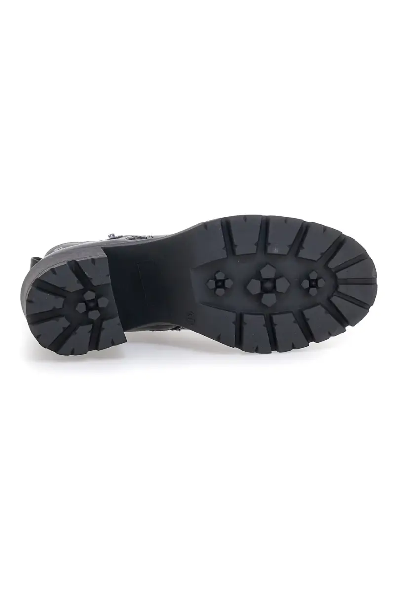 Stivaletti neri con tacco alto e zip decorativa Pittarello Capsule BT24182003 [NERO] miniatura 5