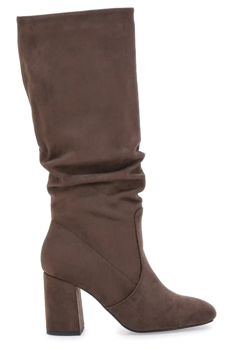 Stivali marroni al ginocchio con tacco e gambale morbido Pittarello Capsule BT2140004 [MARRONE]