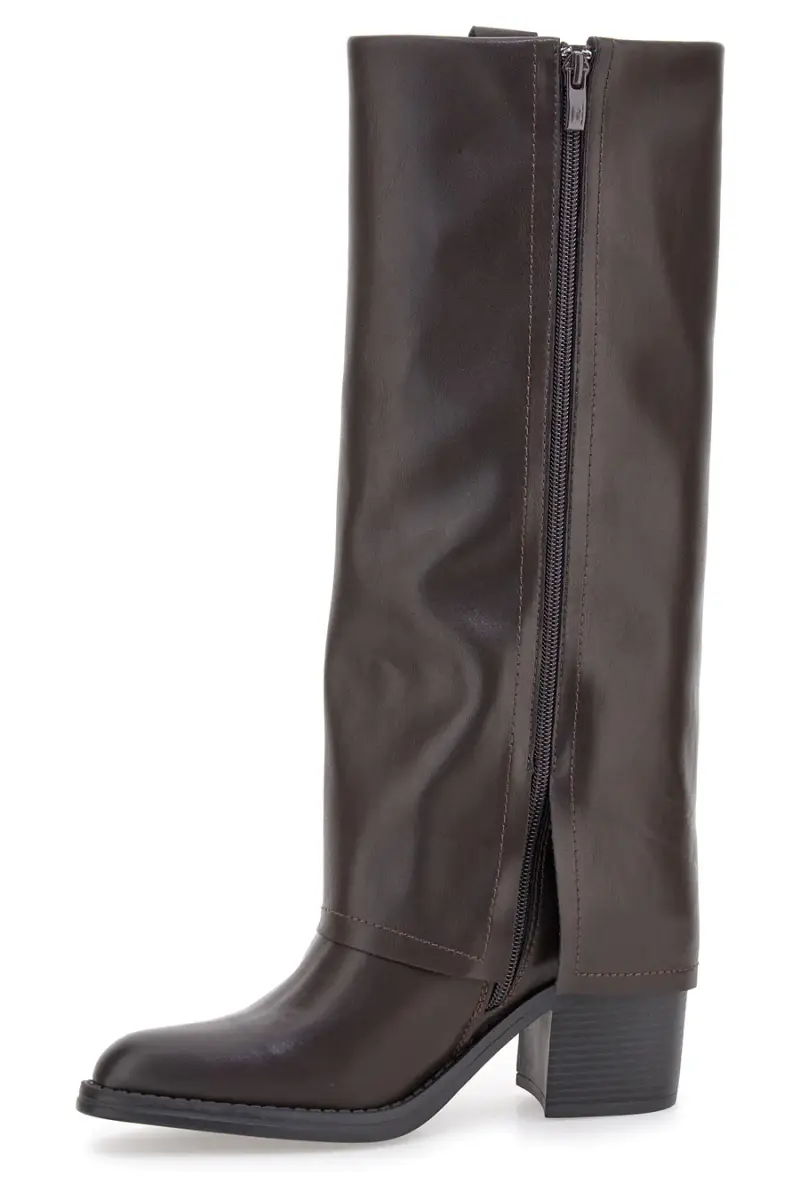 Stivali marroni con tacco medio e punta squadrata Pittarello Capsule BT24186024A [MARRONE] miniatura 4