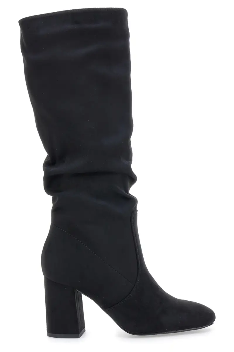 Stivali neri al ginocchio con tacco e gambale morbido Pittarello Capsule BT2140004 [NERO]