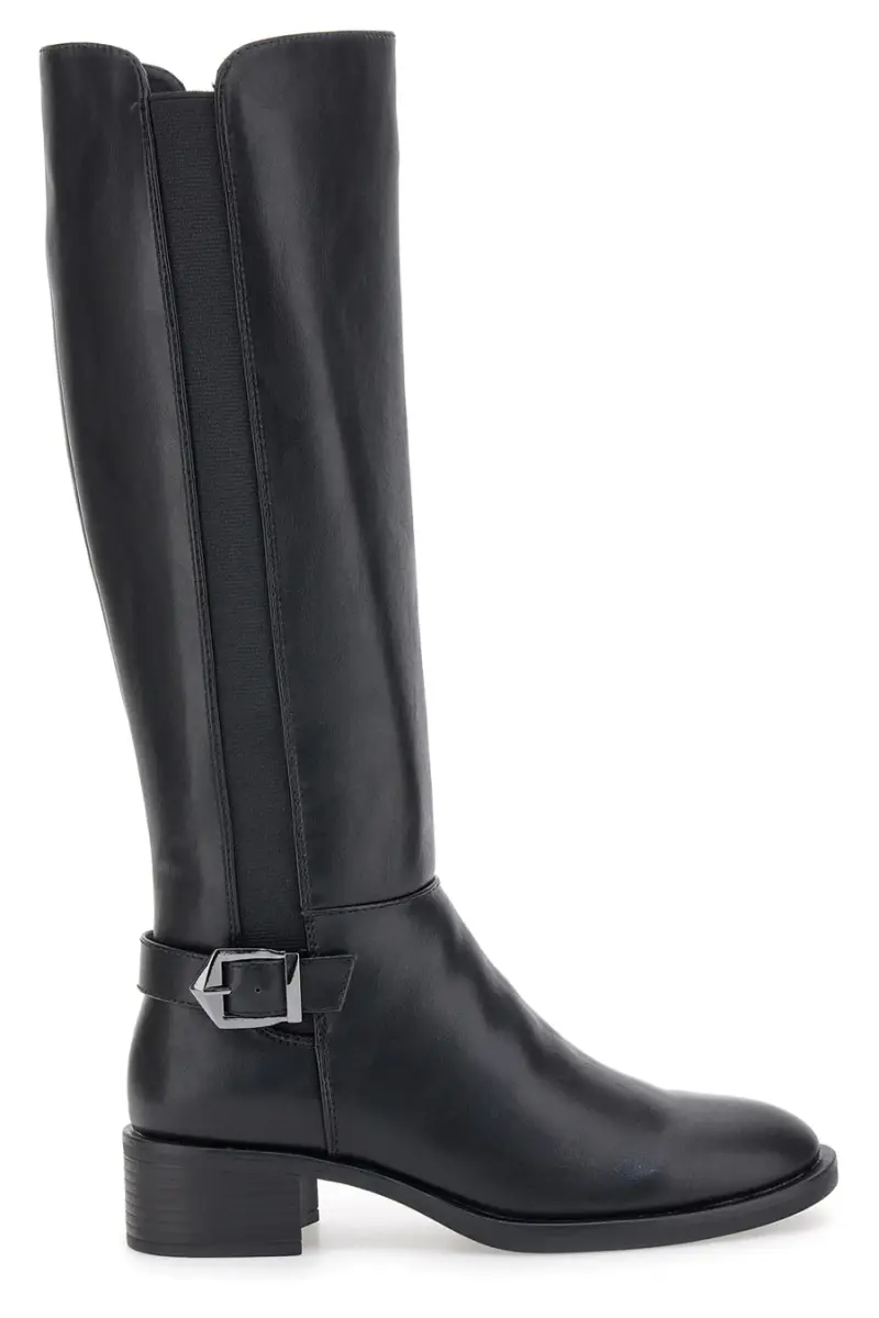 Stivali neri con fibbia laterale e tacco basso Pittarello Capsule BT24260005 [NERO]