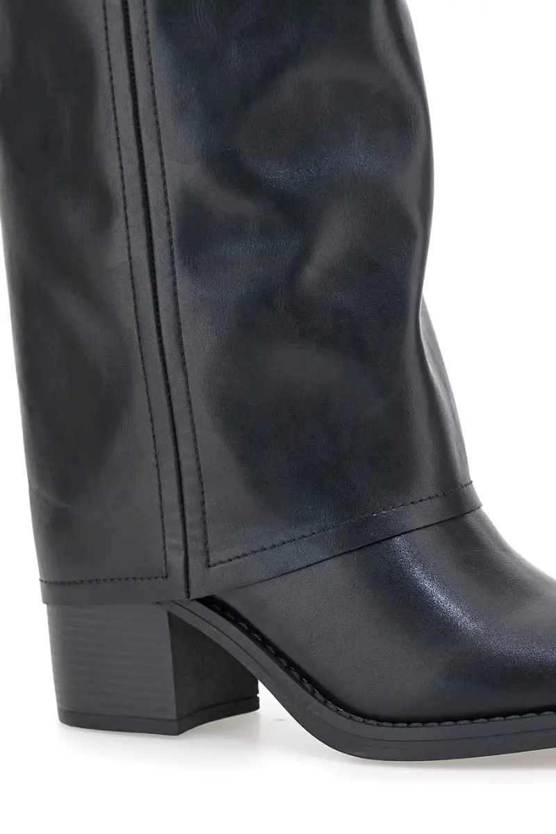 Stivali neri con tacco medio e punta squadrata Pittarello Capsule BT24186024A [NERO] miniatura 3