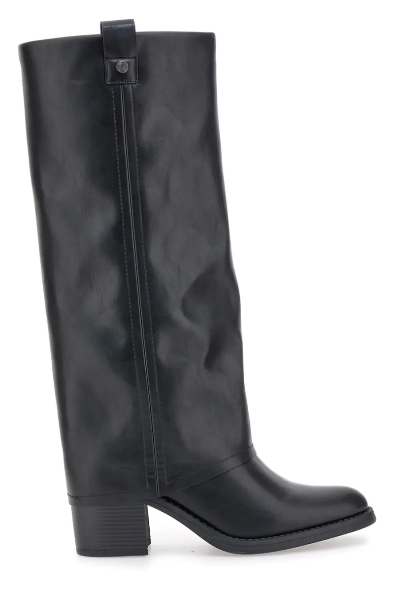 Stivali neri con tacco medio e punta squadrata Pittarello Capsule BT24186024A [NERO]