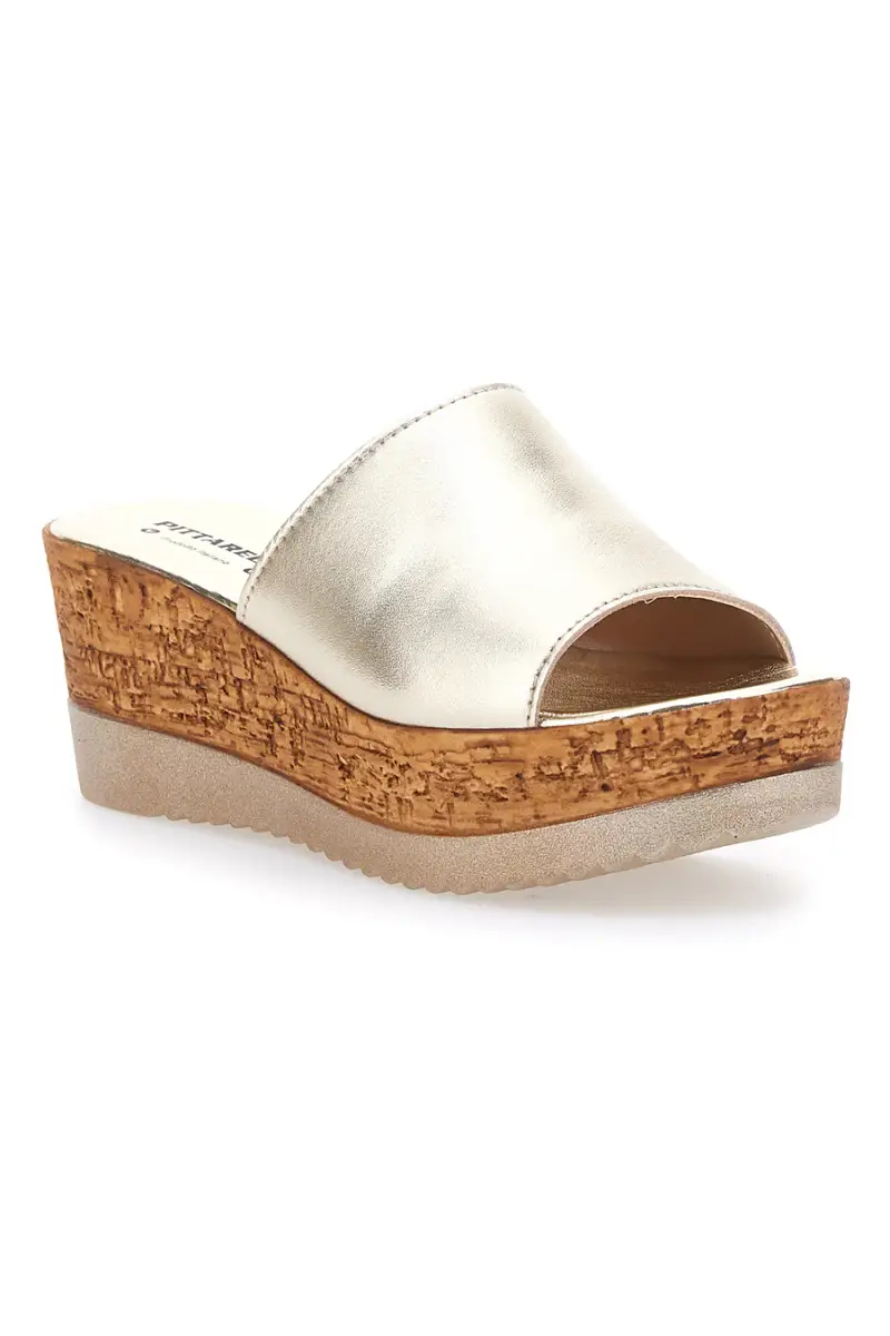 Ciabatte Oro con Fascia in Pelle Made in Italy PITTARELLO 233170428 [ORO] miniatura 2