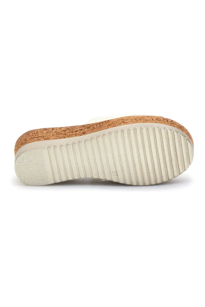 Ciabatte Oro con zeppa in vera pelle Made in Italy Pittarello 23317428 [ORO] miniatura 5