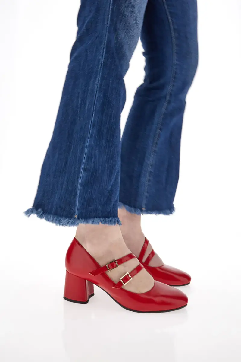 PITTARELLO CLASS Mary Jane Rosso 2840816