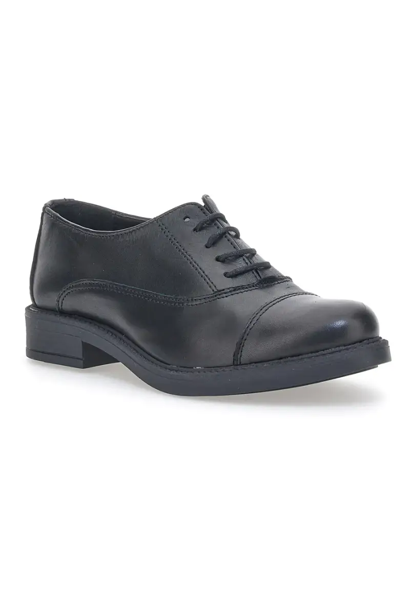 Scarpe Stringate Pittarello Class 203 Nere Vera Pelle [NERO] miniatura 2