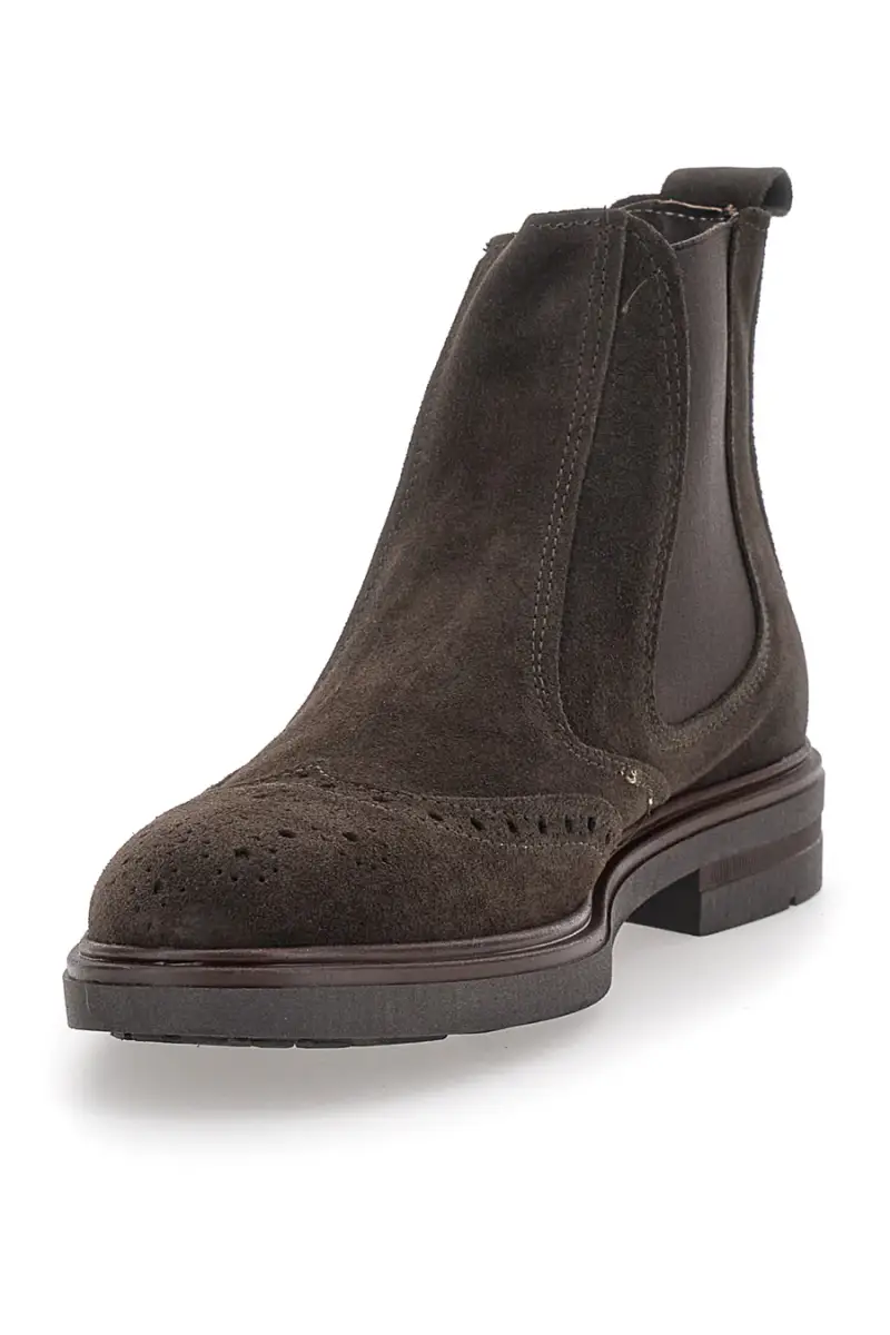 Stivaletti Beatles Marroni In Vera Pelle Pittarello Class 044 [TESTA DI MORO] miniatura 3