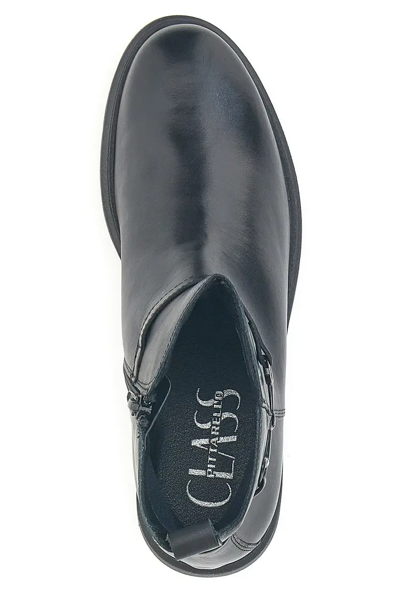 Stivaletti neri in pelle con morsetto Pittarello Class 849240 [NERO] miniatura 3