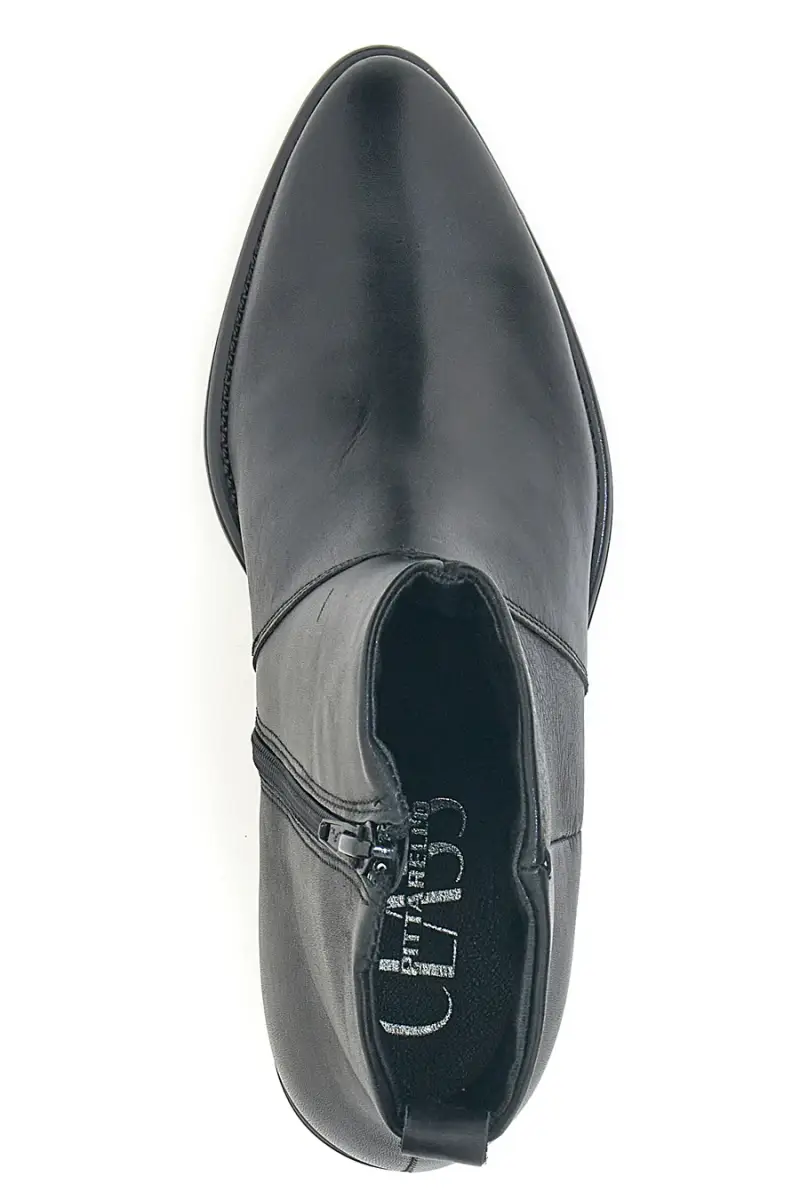 Stivaletti neri in pelle con tacco medio Pittarello Class 865040 [NERO] miniatura 3