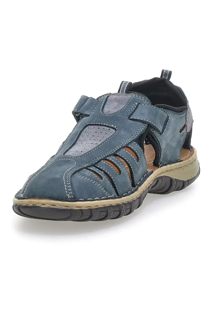 Sandali Blu in Vera Pelle Pittarello Eco 3004 [AZZURRO miniatura 3