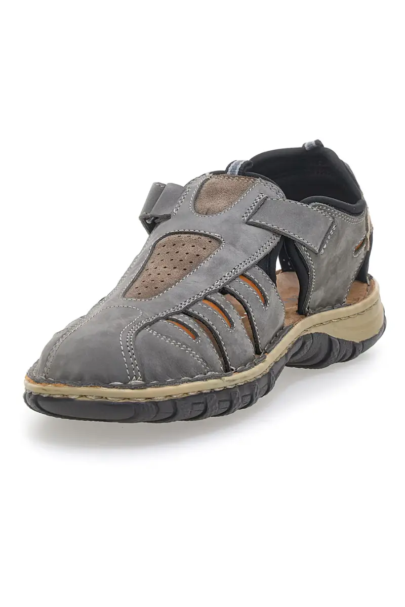 Sandali Grigi in Vera Pelle Pittarello Eco 3004 [GRIGIO miniatura 3