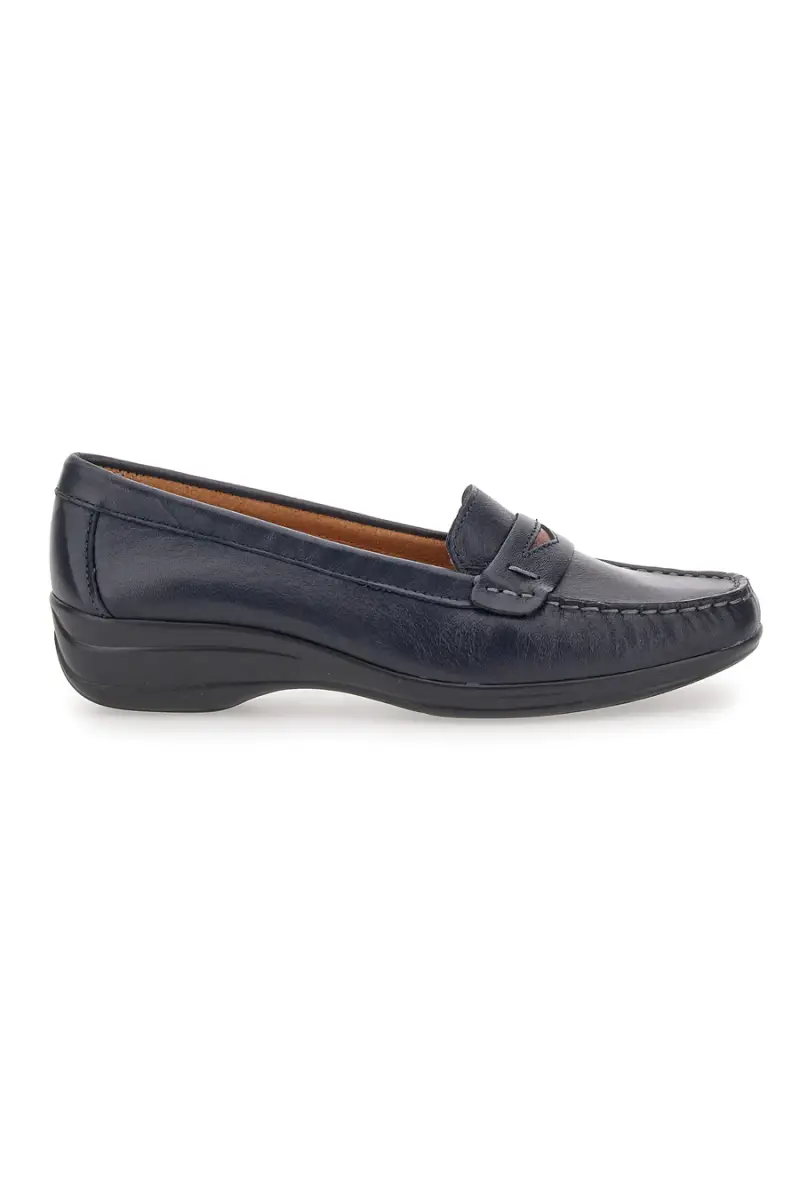 Mocassino blu in vera pelle PITTARELLO FOCUS 8164 [BLU