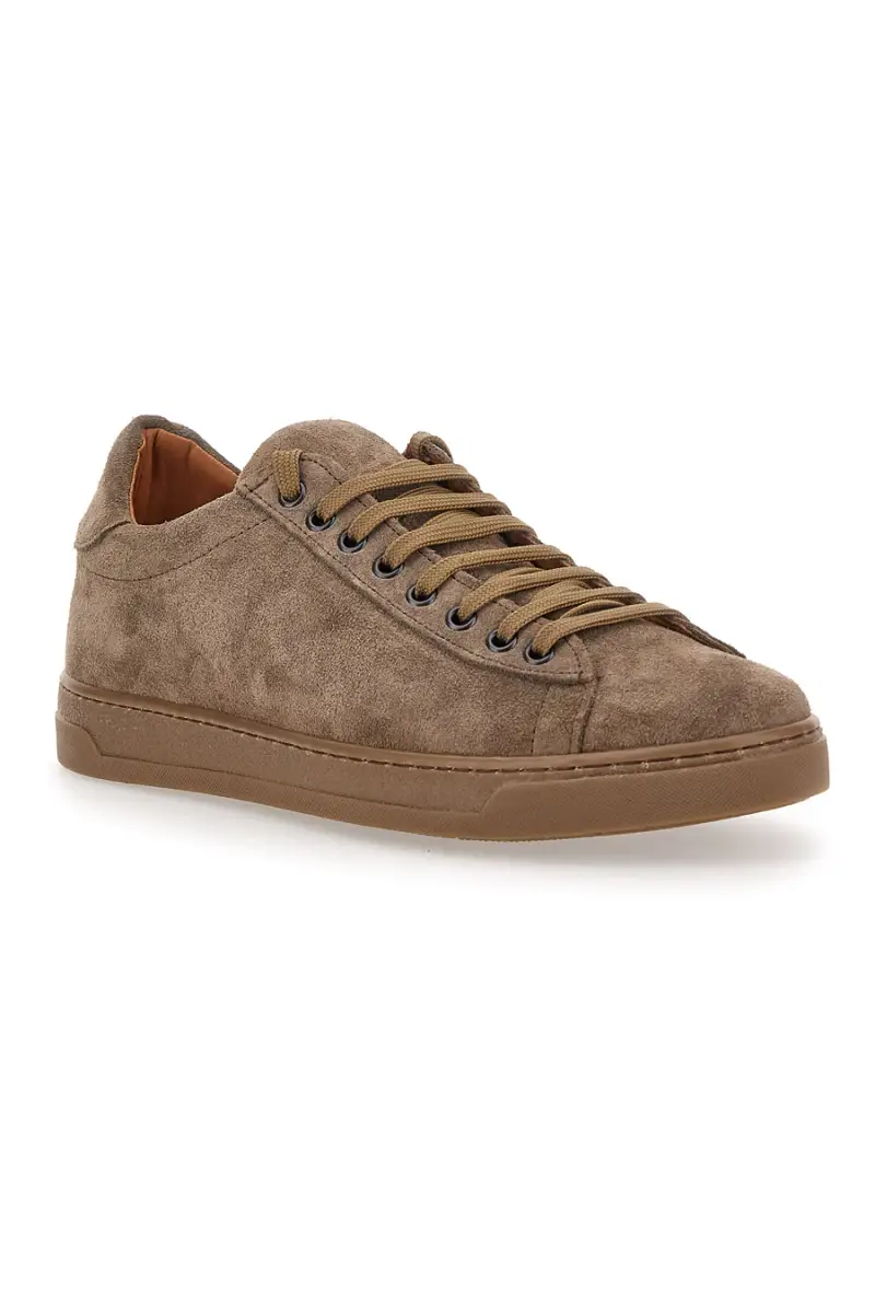 Sneakers in camoscio marrone Made in Italy PITTARELLO FOCUS 3021 [TAUPE] miniatura 2