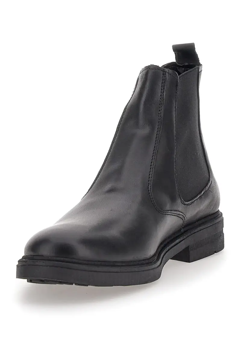 Stivaletti Beatles Neri In Vera Pelle Pittarello Focus 042 [NERO] miniatura 3