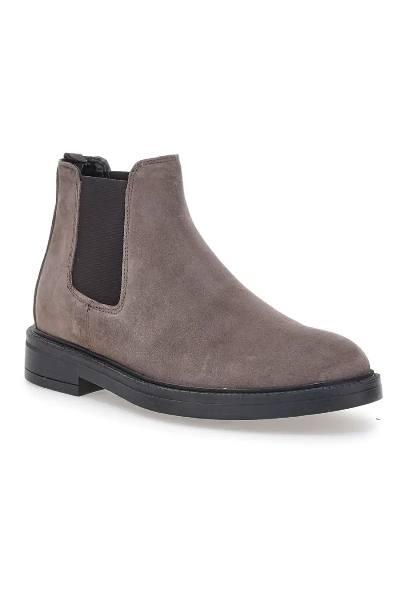 Stivaletti tortora in vera pelle con inserti elastici Pittarello Focus 1980 [TORTORA] miniatura 2