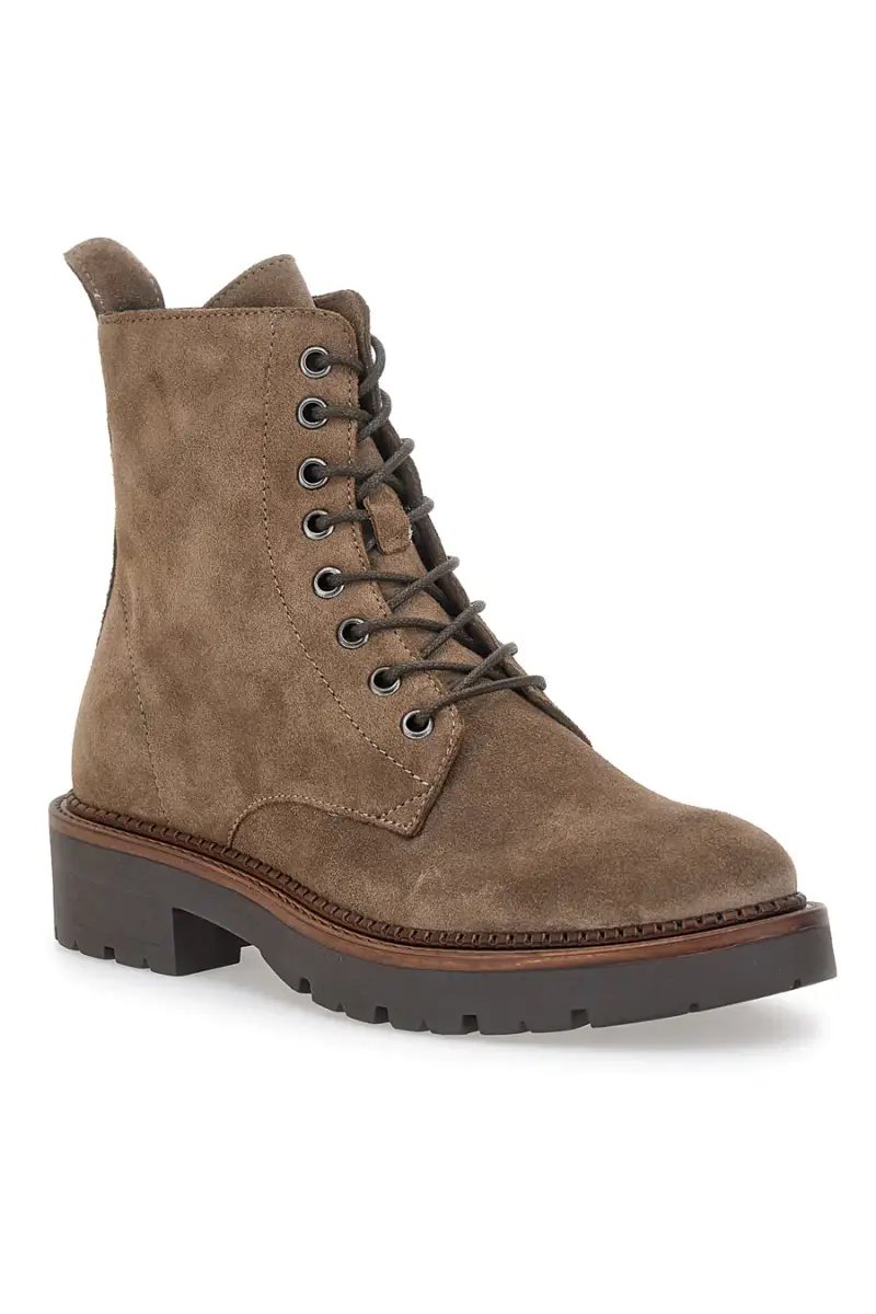 Anfibi marroni in vera pelle scamosciata Pittarello Glam 6435188 [TAUPE] miniatura 2