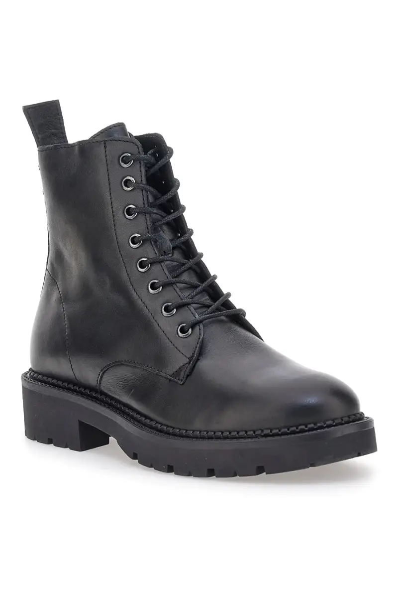 Anfibi neri in vera pelle Pittarello Glam 6435188 [NERO] miniatura 2