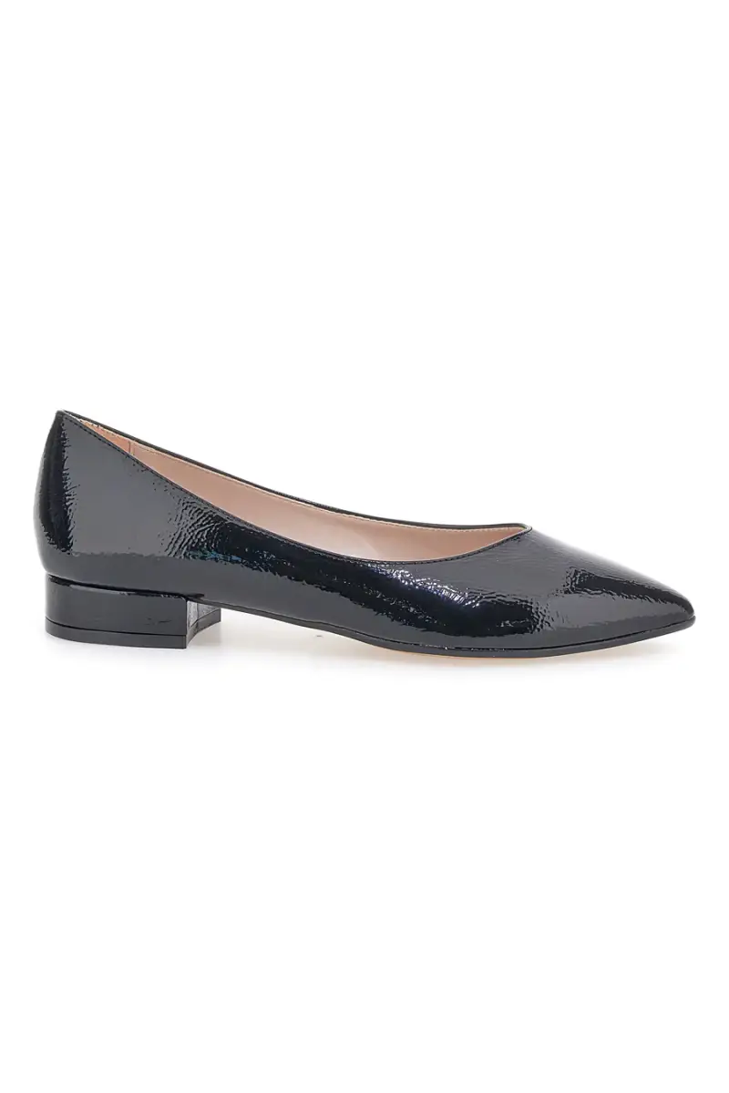 Ballerina nera vernice a punta Pittarello Glam 3890 [NERO]