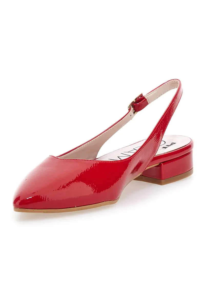 Ballerina rossa lucida Made in Italy Pittarello Glam 3101 [ROSSO] miniatura 3