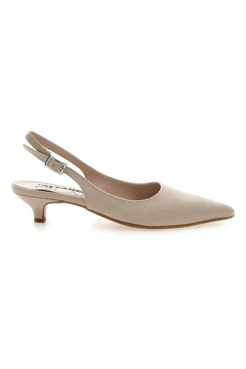 Décolleté da donna beige con cinturino slingback Pittarello Glam 3123 [PANNA]