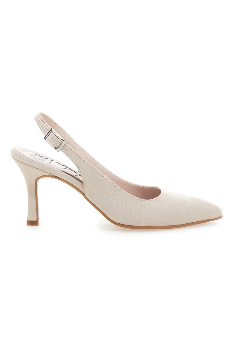 Décolleté da donna beige con cinturino slingback Pittarello Glam 5371 [BEIGE]