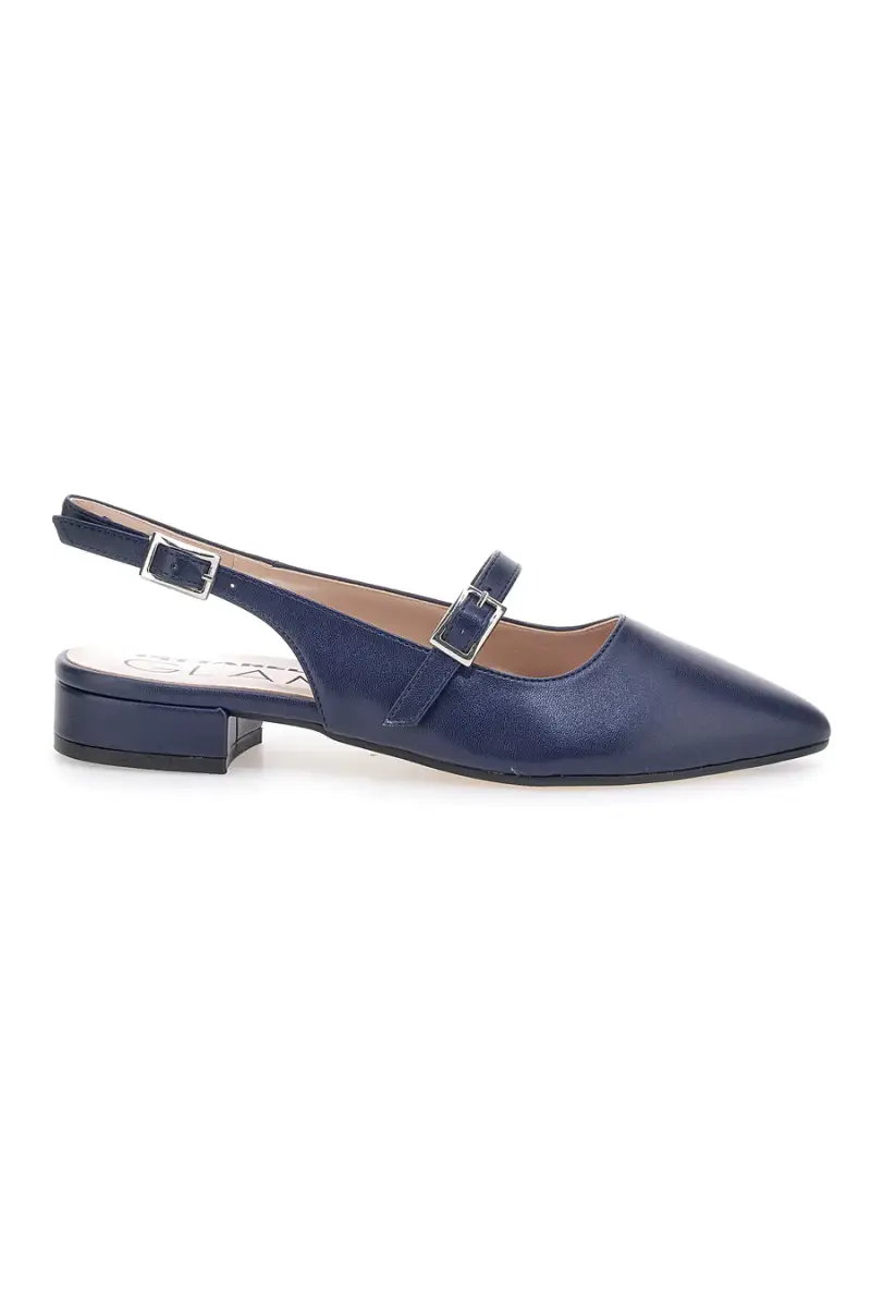 Décolleté da donna blu con cinturino slingback Pittarello Glam 3888 [NAVY]