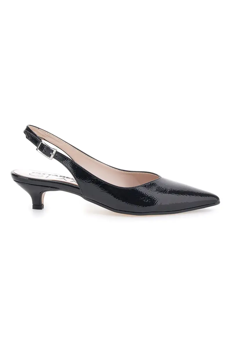 Décolleté da donna nero con cinturino slingback Pittarello Glam 3135 [NERO]