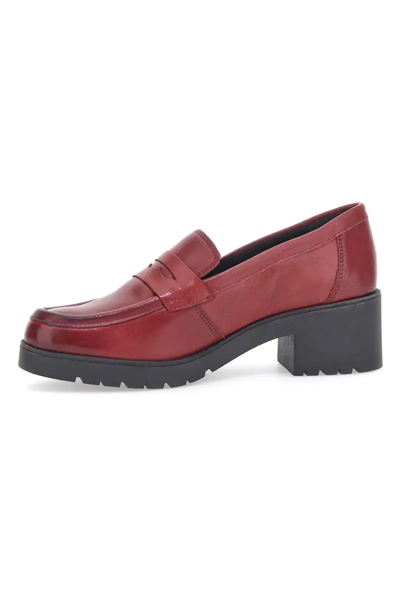 Mocassino in Vera Pelle Rosso Pittarello Glam 85035 [ROSSO] miniatura 4