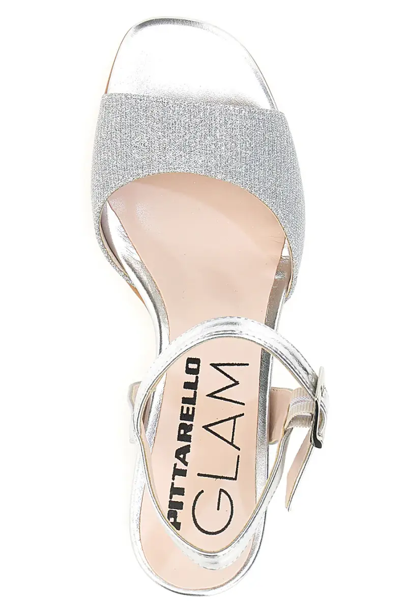 PITTARELLO GLAM Sandali con tacco Argento 3210957 miniatura 5