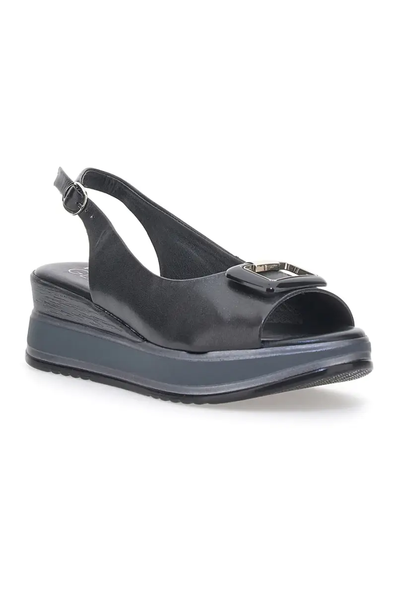 Sandalo Slingback Pittarello Glam 19418 Nero [NERO] miniatura 2