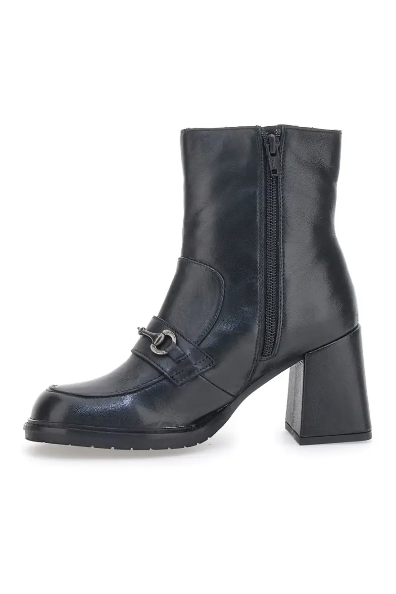 Stivaletti con morsetto Pittarello Glam 7006 Vera Pelle [NERO] miniatura 3